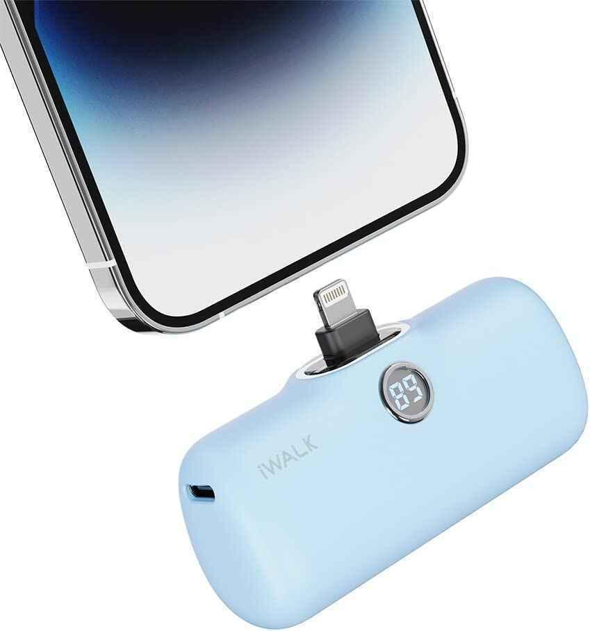 iWalk 4800mAh Lightning 20W Pocket Power Bank - Blue iWalk 4800mAh Lightning 20W Pocket Power Bank - Blue